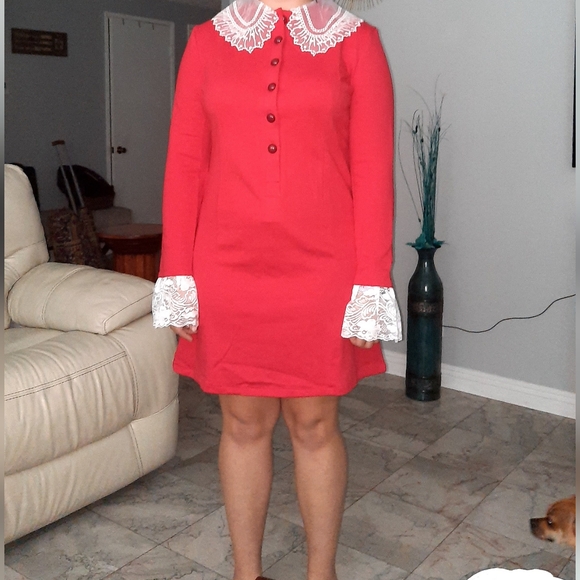 Womens Large Sabrina teenage witch Halloween costume dress - Picture 5 of 7